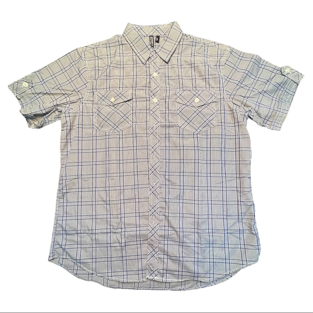 Seventy - Casual Button Down Short Sleeve Shirt - 2XL